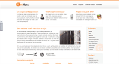 Desktop Screenshot of gethost.nl