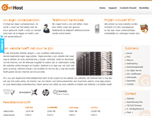 Tablet Screenshot of gethost.nl